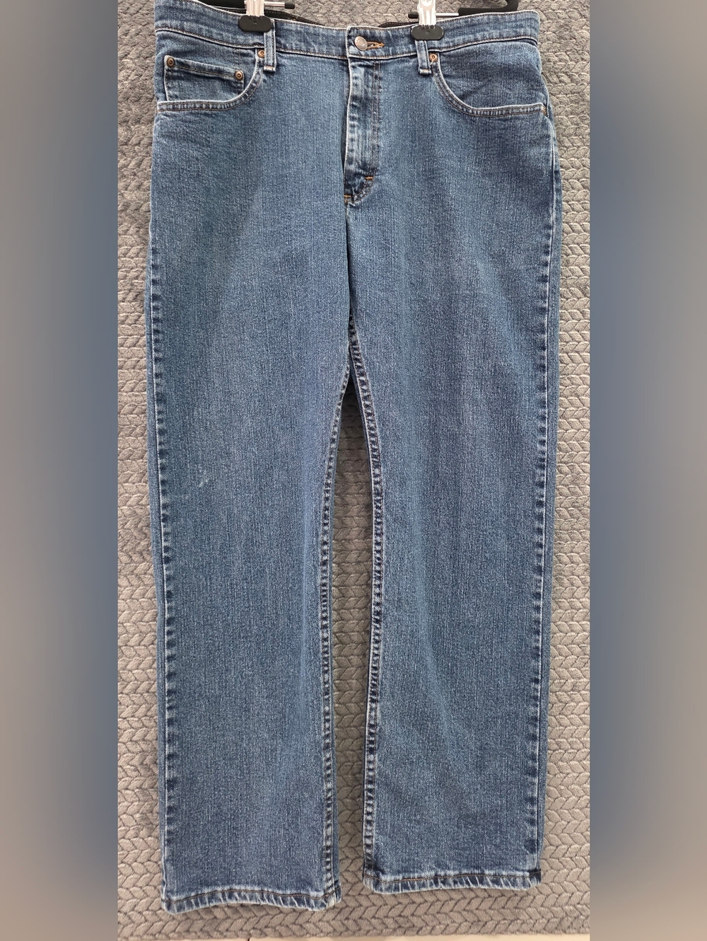 Wrangler Men's Straight Jeans - Medium Blue